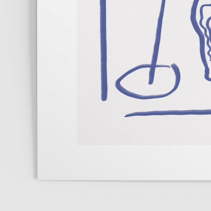 Oysters and Champagne - Coastal Art Poster Gallery Image 3