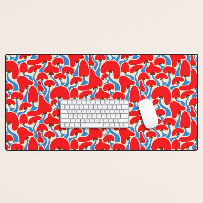Groovy Mushrooms Desk Mat Gallery Image 1