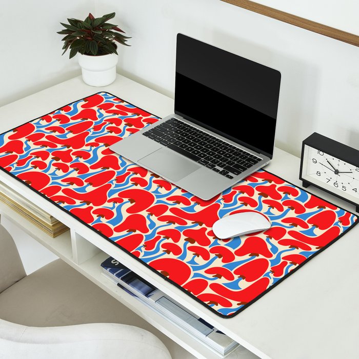 Groovy Mushrooms Desk Mat Gallery Image 2