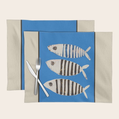 Bold Stripes Beneath The Surface Placemat Gallery Image 1