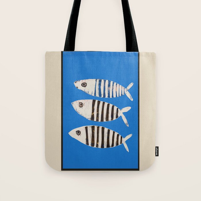 Bold Stripes Beneath the Surface Tote Bag Gallery Image 1