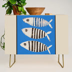 Bold Stripes Beneath the Surface Credenza Gallery Image 1