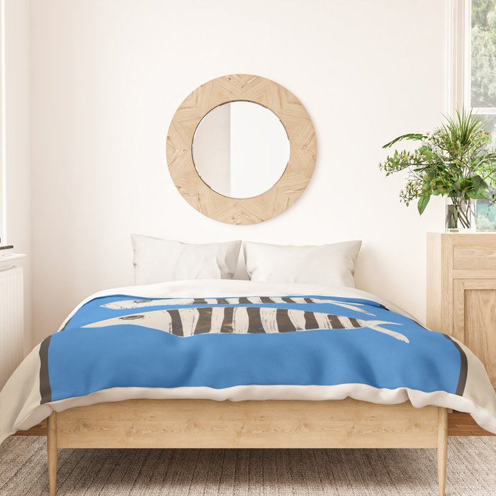 Bold Stripes Beneath the Surface Duvet Cover Gallery Image 3