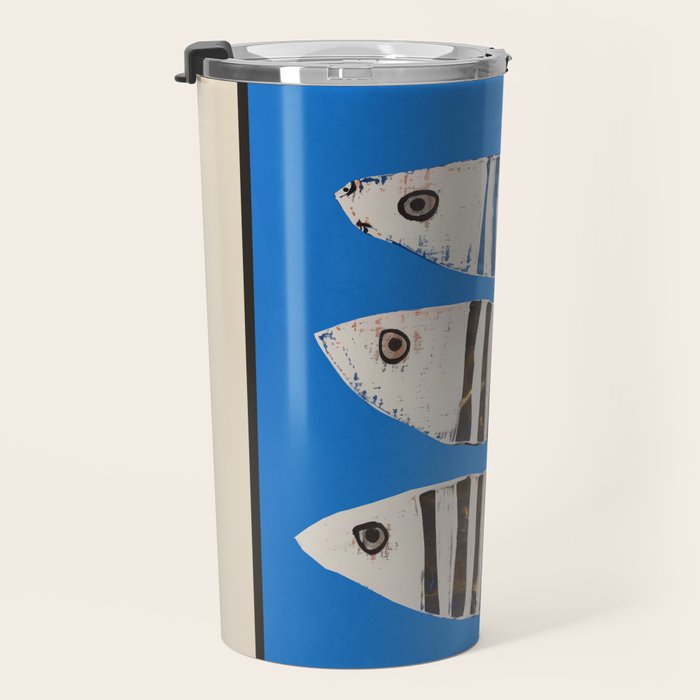 Bold Stripes Beneath the Surface Travel Mug Gallery Image 3