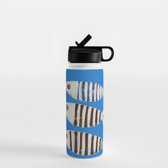 Bold Stripes Beneath the Surface Water Bottle Gallery Image 1