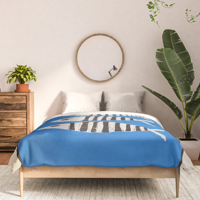 Bold Stripes Beneath the Surface Comforter Gallery Image 3