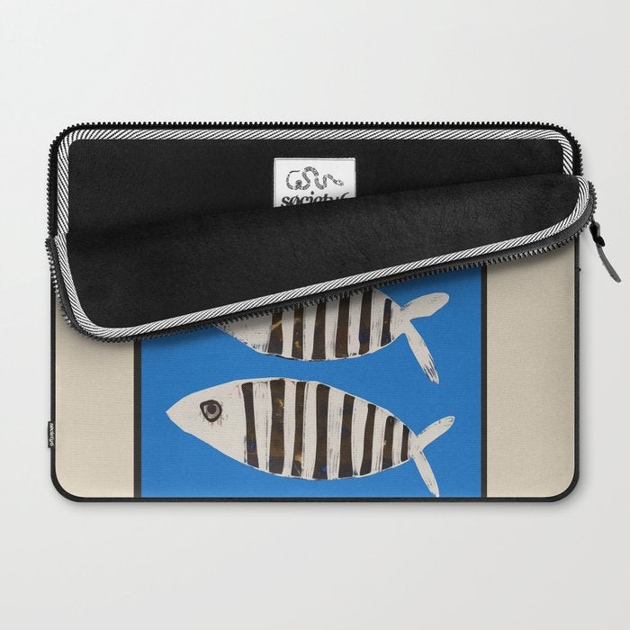 Bold Stripes Beneath the Surface Laptop Sleeve Gallery Image 2