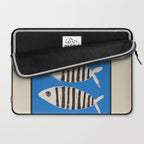 Bold Stripes Beneath the Surface Laptop Sleeve Gallery Image 2