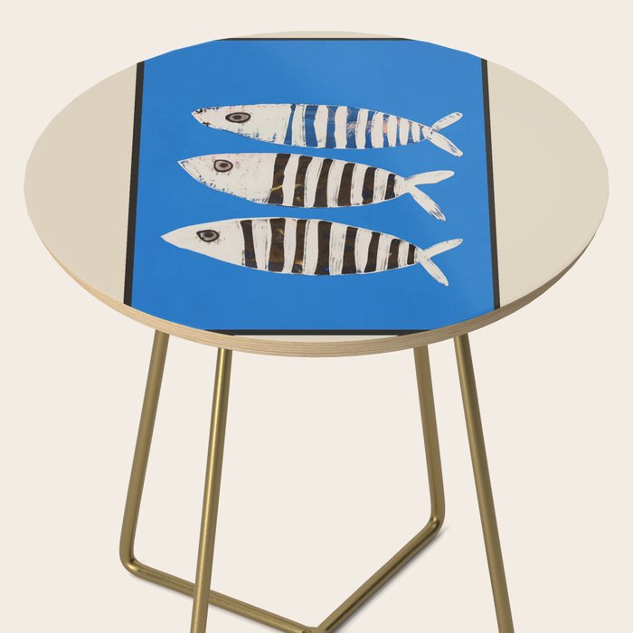 Bold Stripes Beneath the Surface Side Table Gallery Image 2