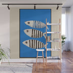 Bold Stripes Beneath the Surface Wall Mural Gallery Image 1