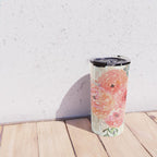 Pink Flower Bouquet Travel Mug Gallery Image 4