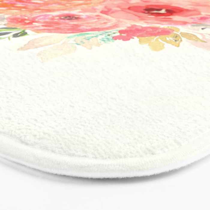 Pink Flower Bouquet Bath Mat Gallery Image 3