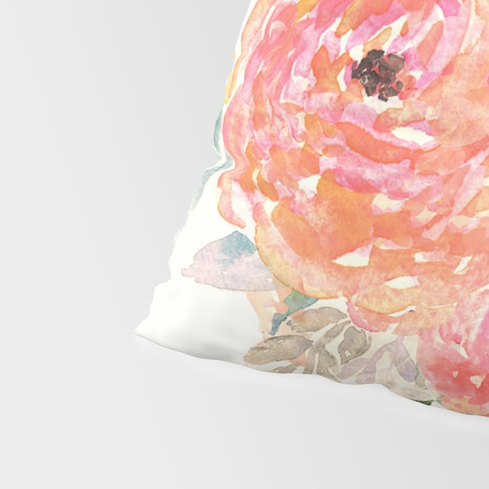 Pink Flower Bouquet Pillow Sham Gallery Image 4