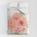 Pink Flower Bouquet Comforter Gallery Image 6
