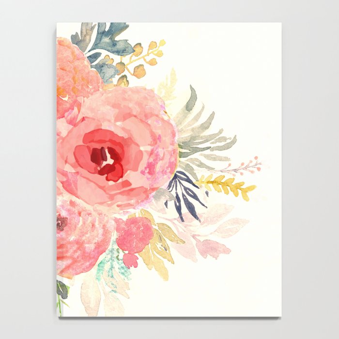 Pink Flower Bouquet Notebook Gallery Image 4