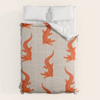 Crocodile - Orange & Pink Comforter Gallery Image 6
