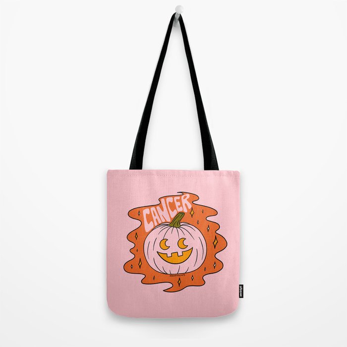 Cancer Jack O Lantern Tote Bag Gallery Image 2
