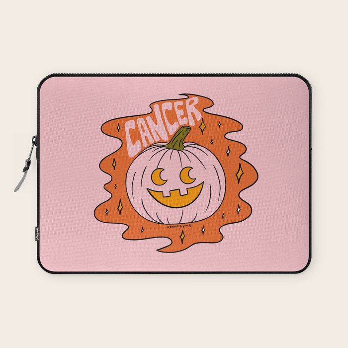 Cancer Jack O Lantern Laptop Sleeve Gallery Image 1