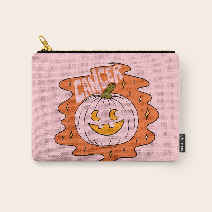 Cancer Jack O Lantern Carry All Pouch Gallery Image 1