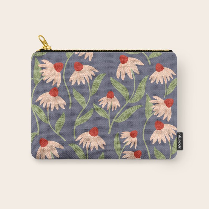 Vase of daisies Carry All Pouch Gallery Image 1