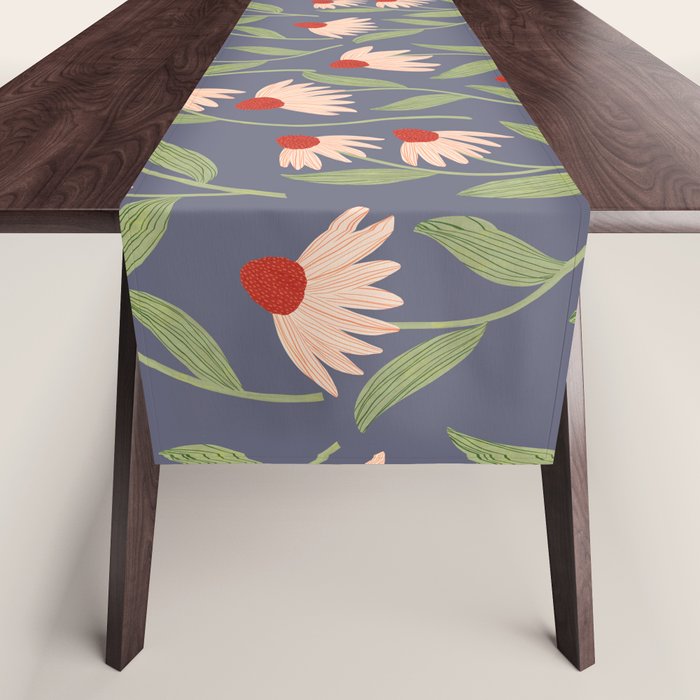 Vase of daisies Table Runner Gallery Image 1