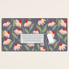 Vase of daisies Desk Mat Gallery Image 1