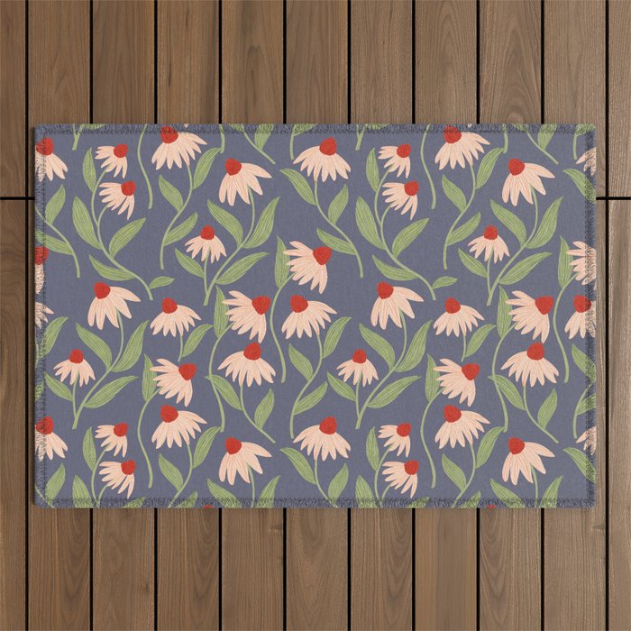 Vase of daisies Outdoor Rug Gallery Image 1