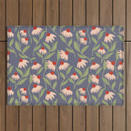 Vase of daisies Outdoor Rug Gallery Image 1