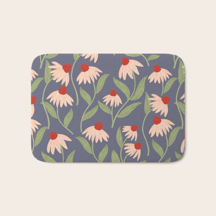 Vase of daisies Bath Mat Gallery Image 1