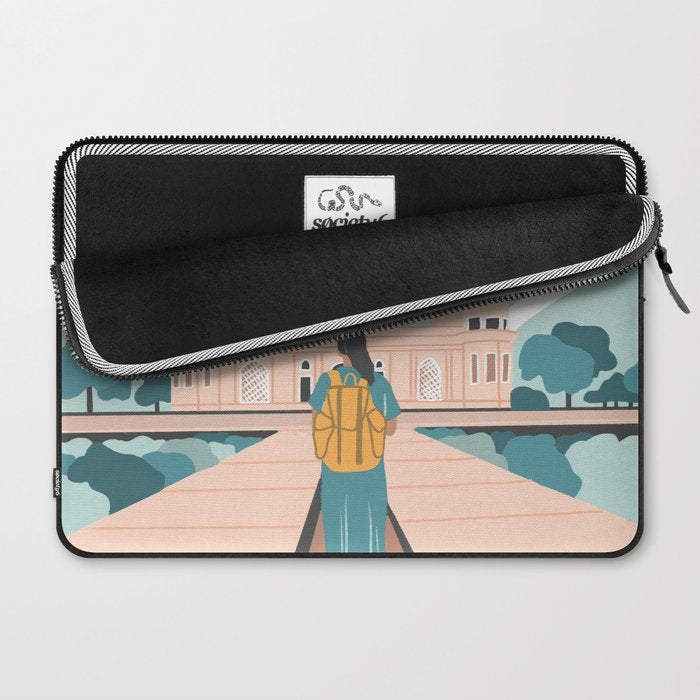Girl traveling in India Laptop Sleeve Gallery Image 2