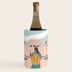Girl traveling in India Wine Chiller Gallery Image 1