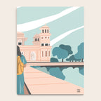 Girl traveling in India Notebook Gallery Image 4