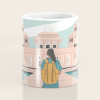 Girl traveling in India Coffee Mug Gallery Image 4