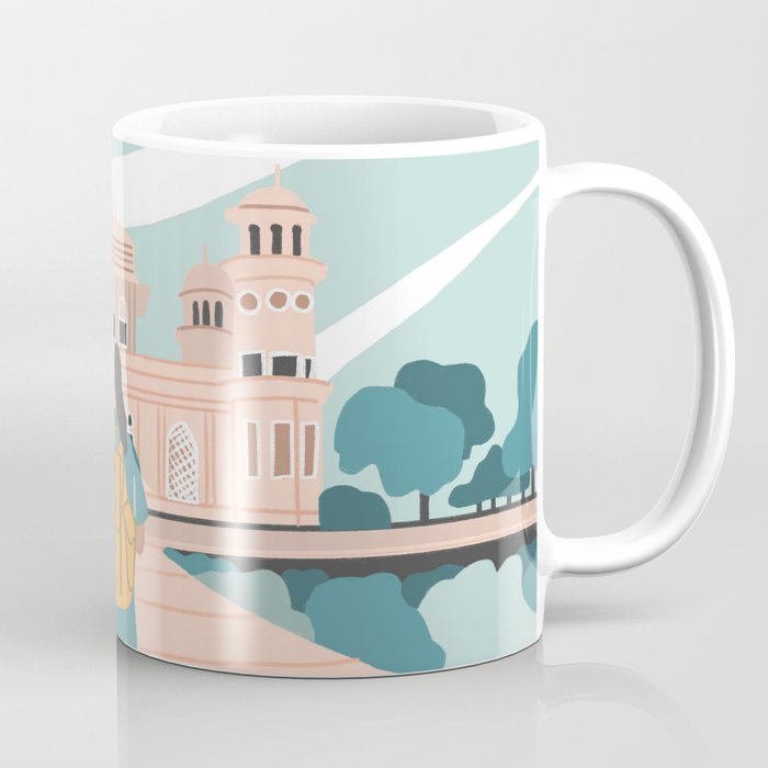 Girl traveling in India Coffee Mug Gallery Image 1