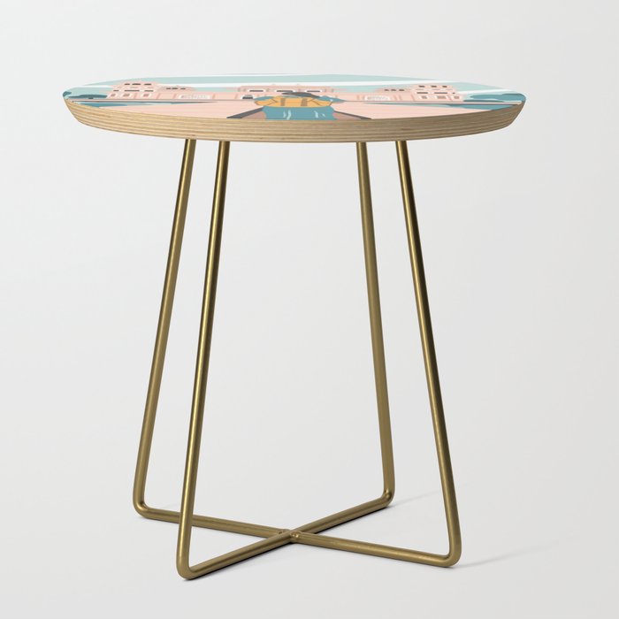 Girl traveling in India Side Table Gallery Image 1
