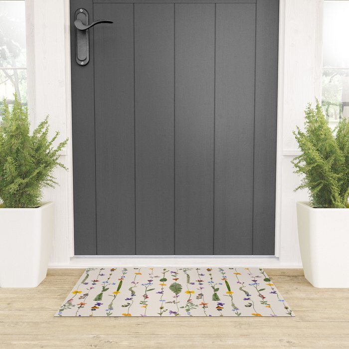 Pressed Florals Welcome Mat Gallery Image 3
