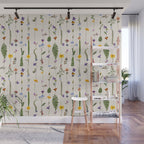 Pressed Florals Wall Mural Gallery Image 1