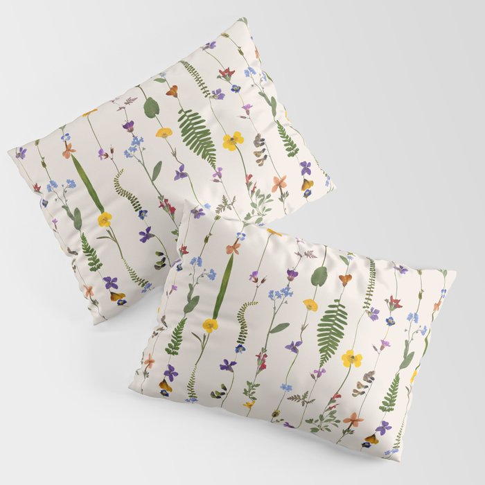 Pressed Florals Pillow Sham Gallery Image 3