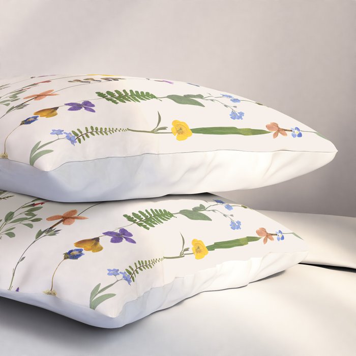 Pressed Florals Pillow Sham Gallery Image 3