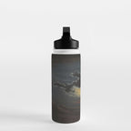 "Study of Clouds in Moonlight" by Knud Baade, 1848 Water Bottle Gallery Image 3
