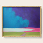 Summer Storm with Green Fields Serving Tray Gallery Image 1