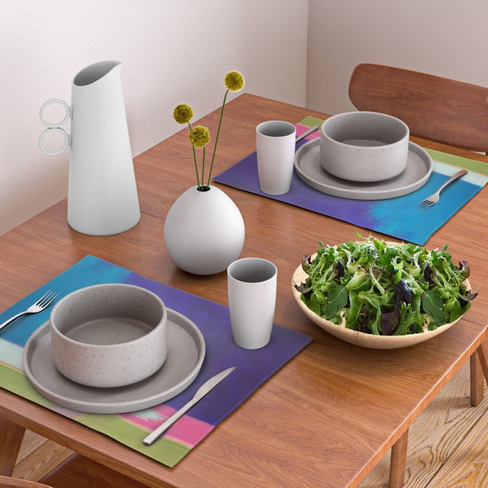 Summer Storm with Green Fields Placemat Gallery Image 2