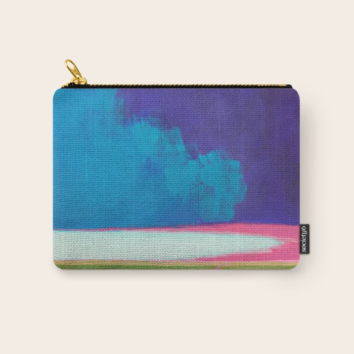 Summer Storm with Green Fields Carry All Pouch Gallery Image 1