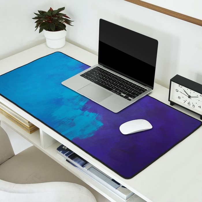 Summer Storm with Green Fields Desk Mat Gallery Image 2