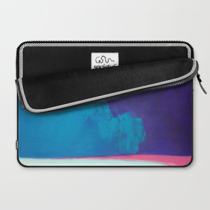 Summer Storm with Green Fields Laptop Sleeve Gallery Image 2