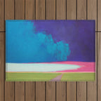 Summer Storm with Green Fields Outdoor Rug Gallery Image 1
