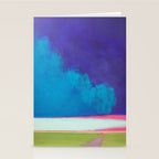 Summer Storm with Green Fields Stationery Card Gallery Image 2