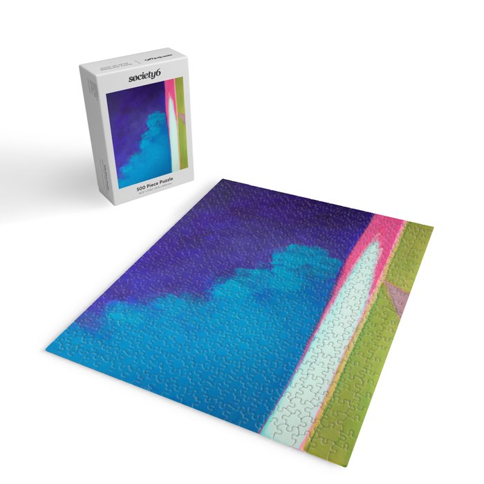 Summer Storm with Green Fields Jigsaw Puzzle Gallery Image 2
