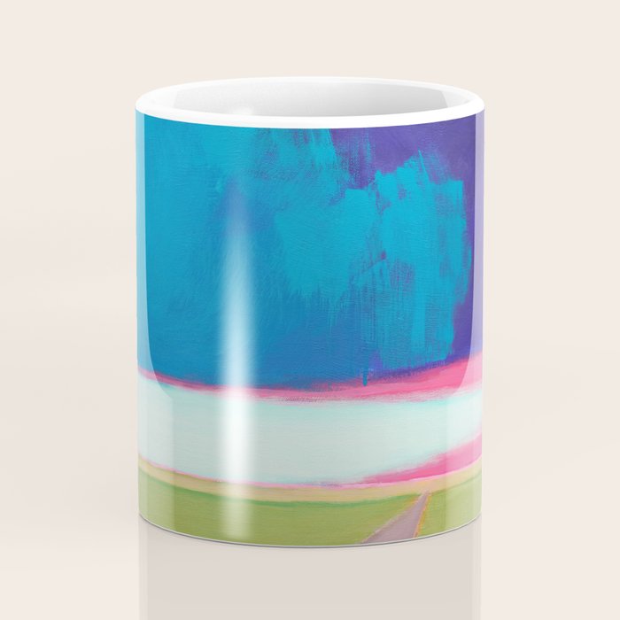 Summer Storm with Green Fields Coffee Mug Gallery Image 4