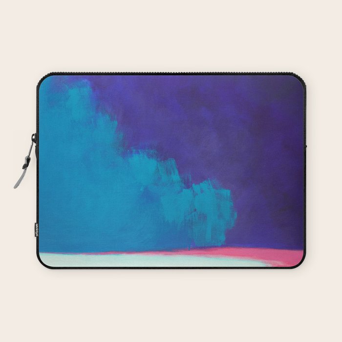 Summer Storm with Green Fields Laptop Sleeve Gallery Image 1